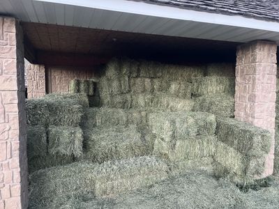 Grass Hay Bales