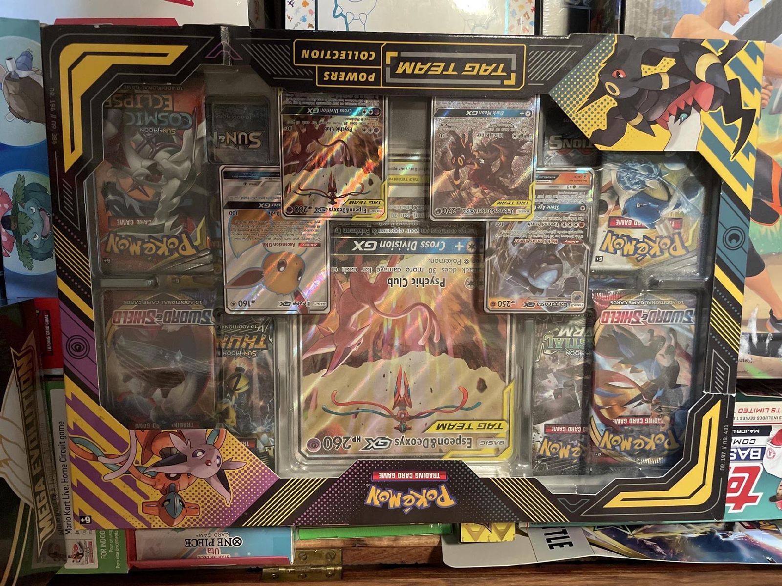 Sealed Pokemon Tag Team Espeon Deoxys