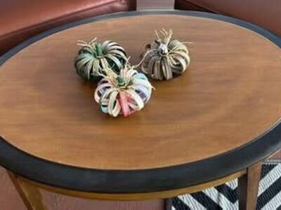 2 Oval Coffee Tables 1 Drop Leaf Side table