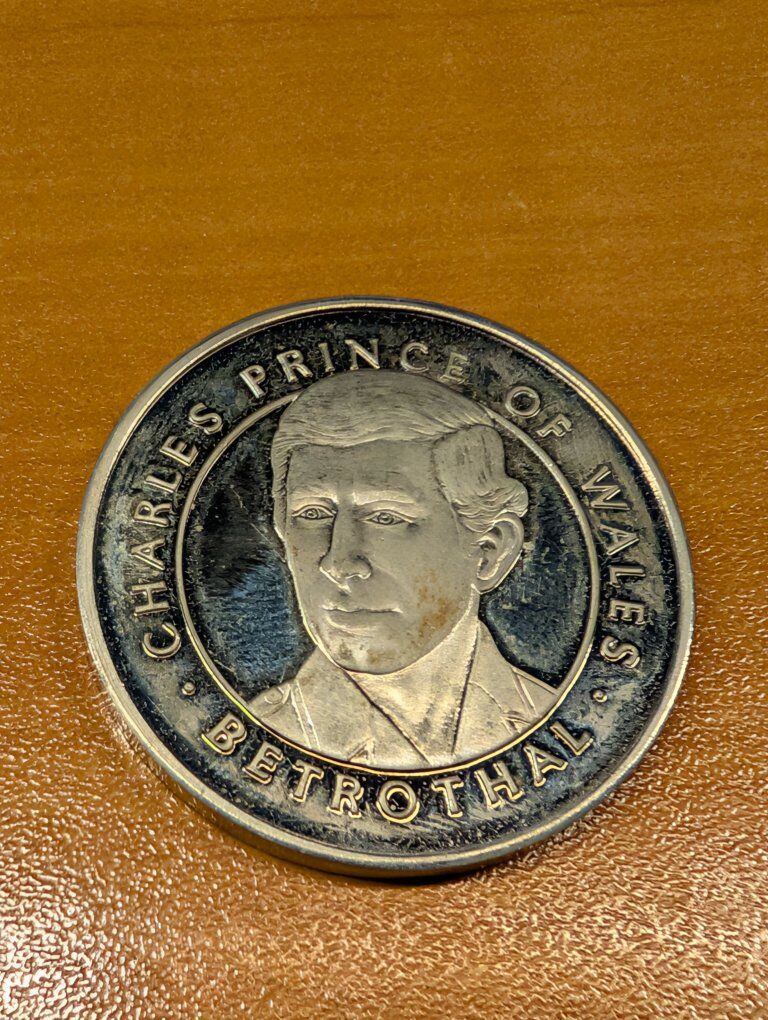 Prince Charles and Lady Diana 2/24/1981 coin