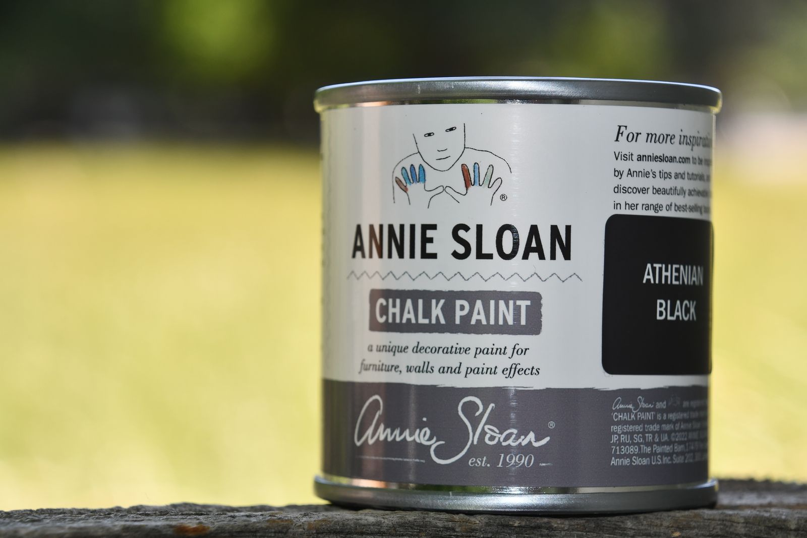 NEW ANNIE SLOAN "CHALK PAINT" ~  ATHENIAN BLACK ~ 4.06 fl oz ~ MATT FINISH ~ WATER BASED