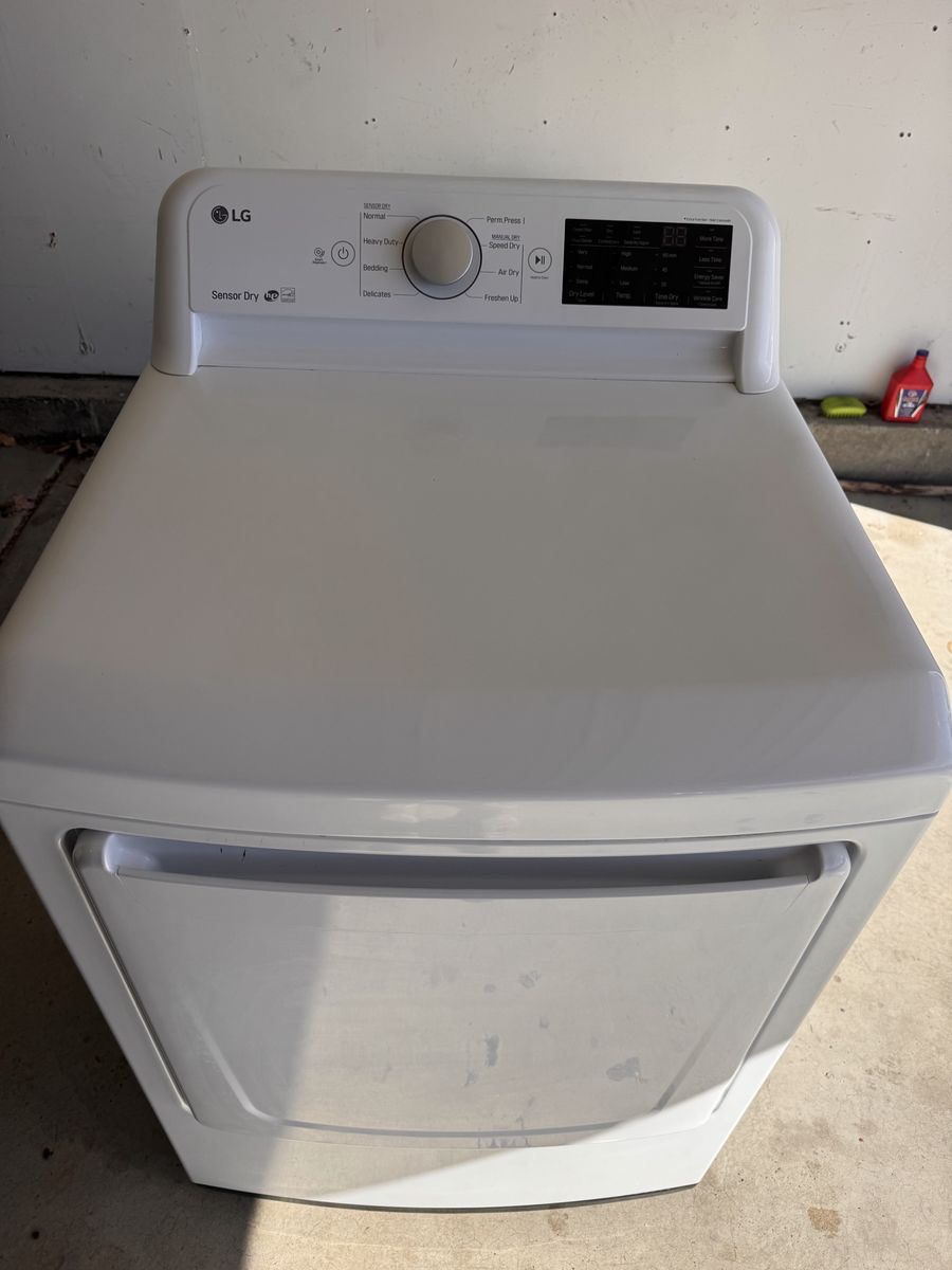 LG electric front load dryer