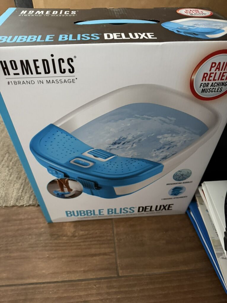 Homedics BuBble Bliss Deluxe Foot Spa Bath