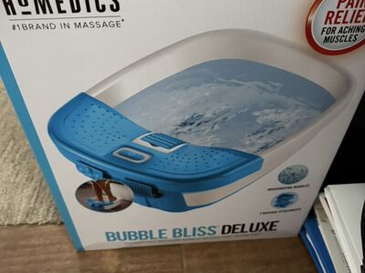 Homedics BuBble Bliss Deluxe Foot Spa Bath
