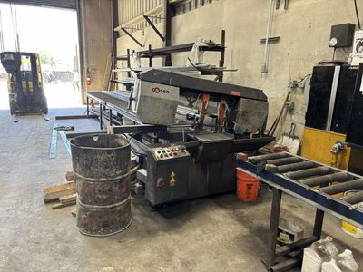 Cosen SH-500M Miter Band Saw 3HP for Steel Fabrication