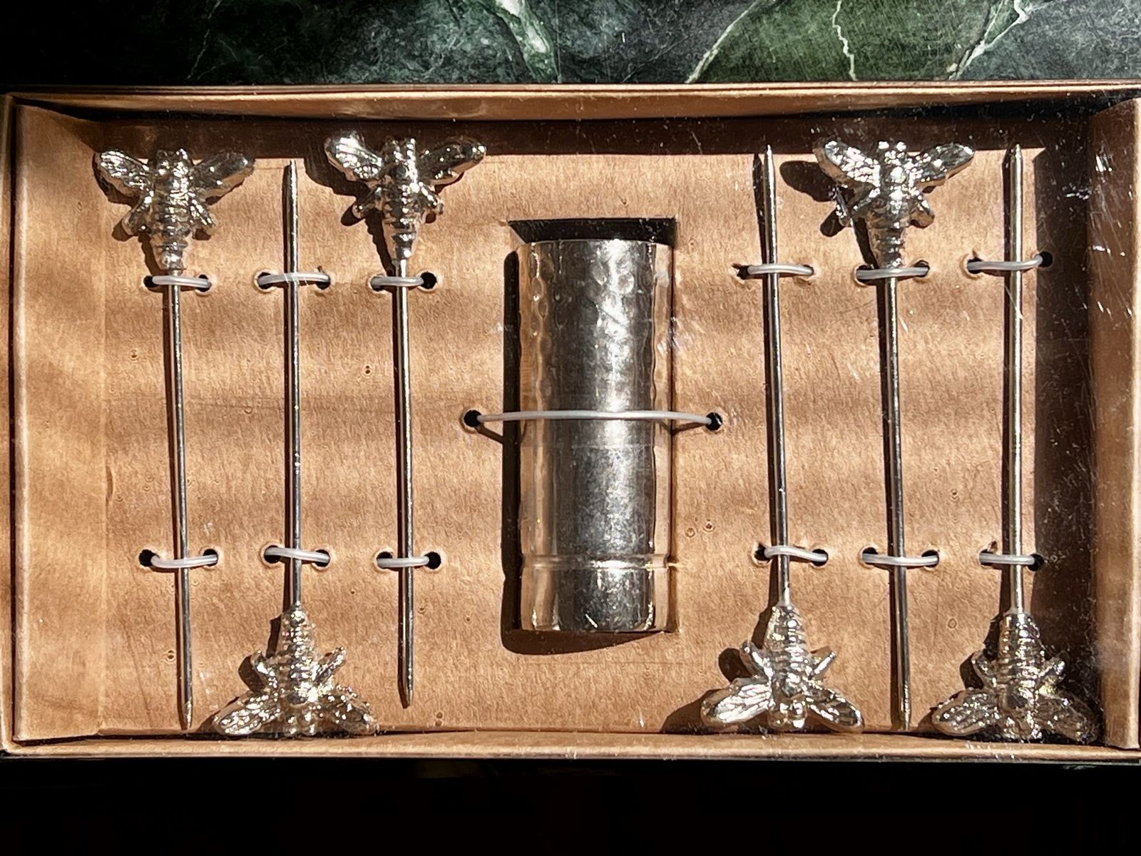 7pcs Bees Cocktail Picks