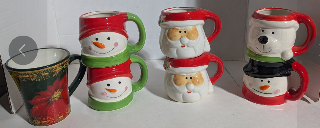 Christmas Coffee/Cocoa Mugs