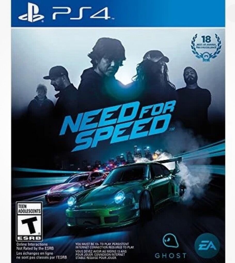 PS4 Play Station 4 Need For Speed Game