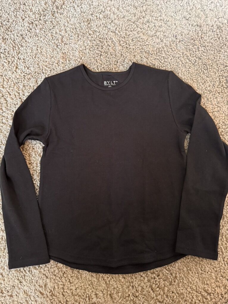 BYLT Basics Boys Long Sleeve Waffle Shirt Boys