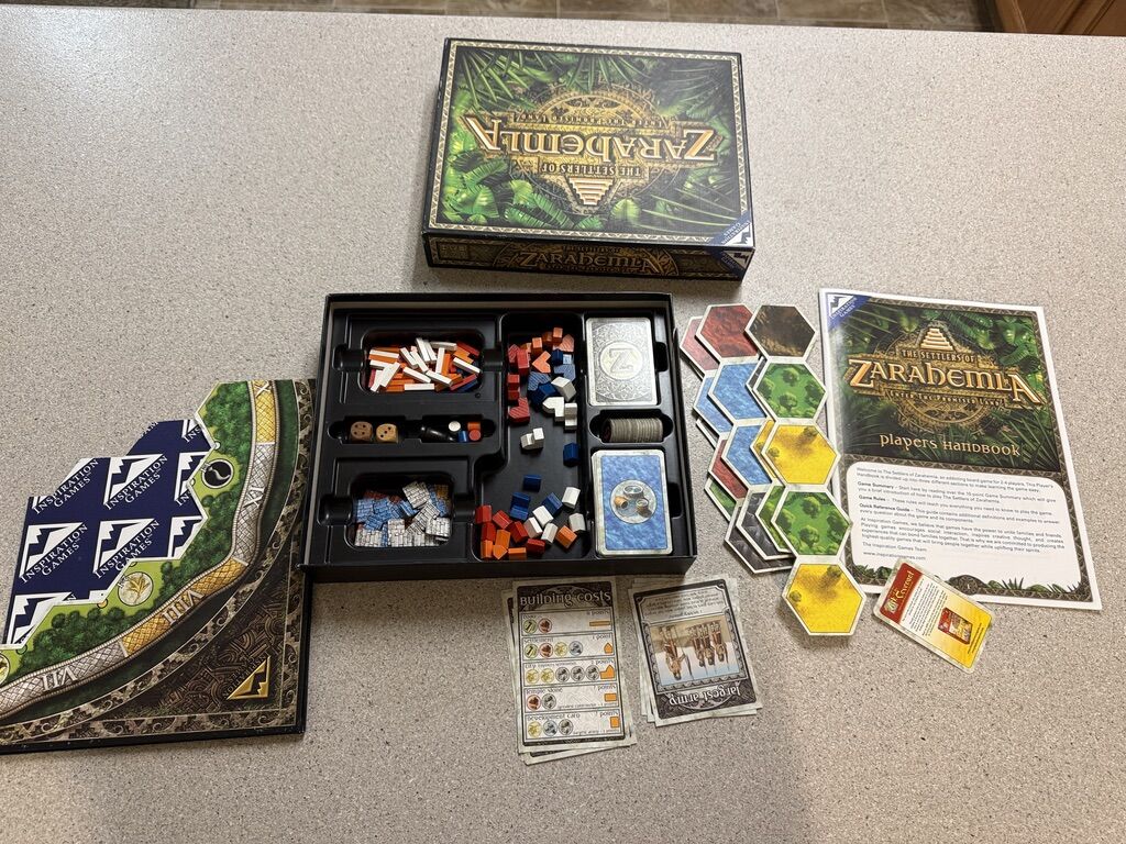 Settlers of Zarahemla Board Game LDS Book Of Mormon Game COMPLETE