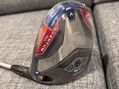NEW Ltd Edition USA 250 Callaway Quantum Max 10.5* Driver Aldila Ascent Red 60g Stiff
