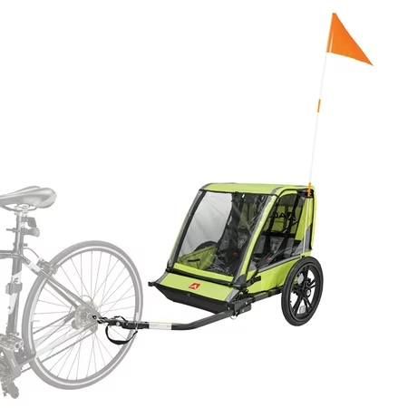 Allen Sports ET2 Two-Wheel Trailer, Hi-Viz