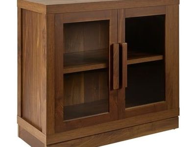 Better Homes & Gardens Ezra Cabinet, Warm Walnut