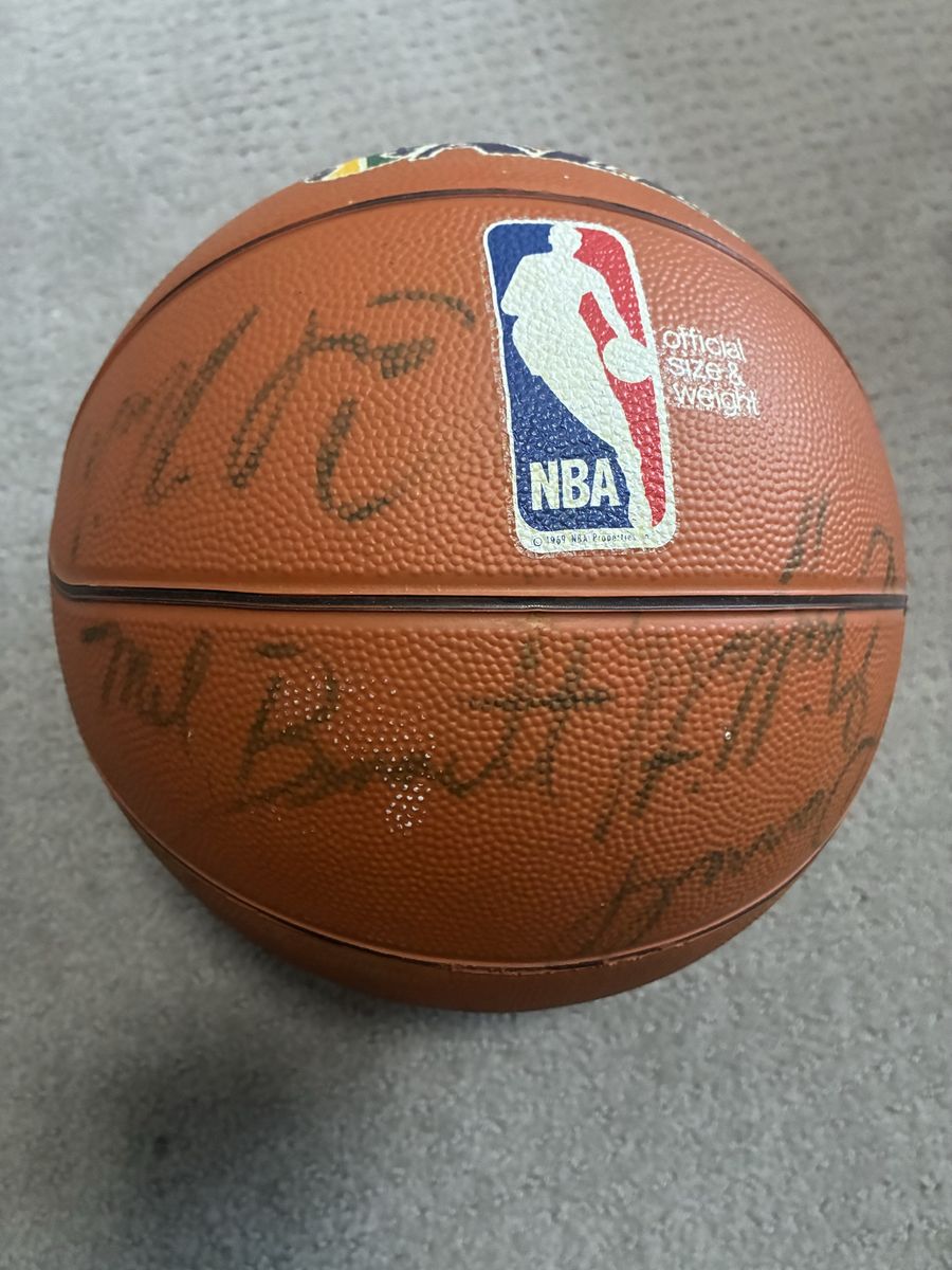1980-1981 Utah Jazz Team Signed Basketball
