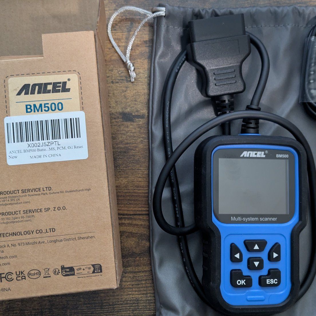 Ancel BM500 fault code reader