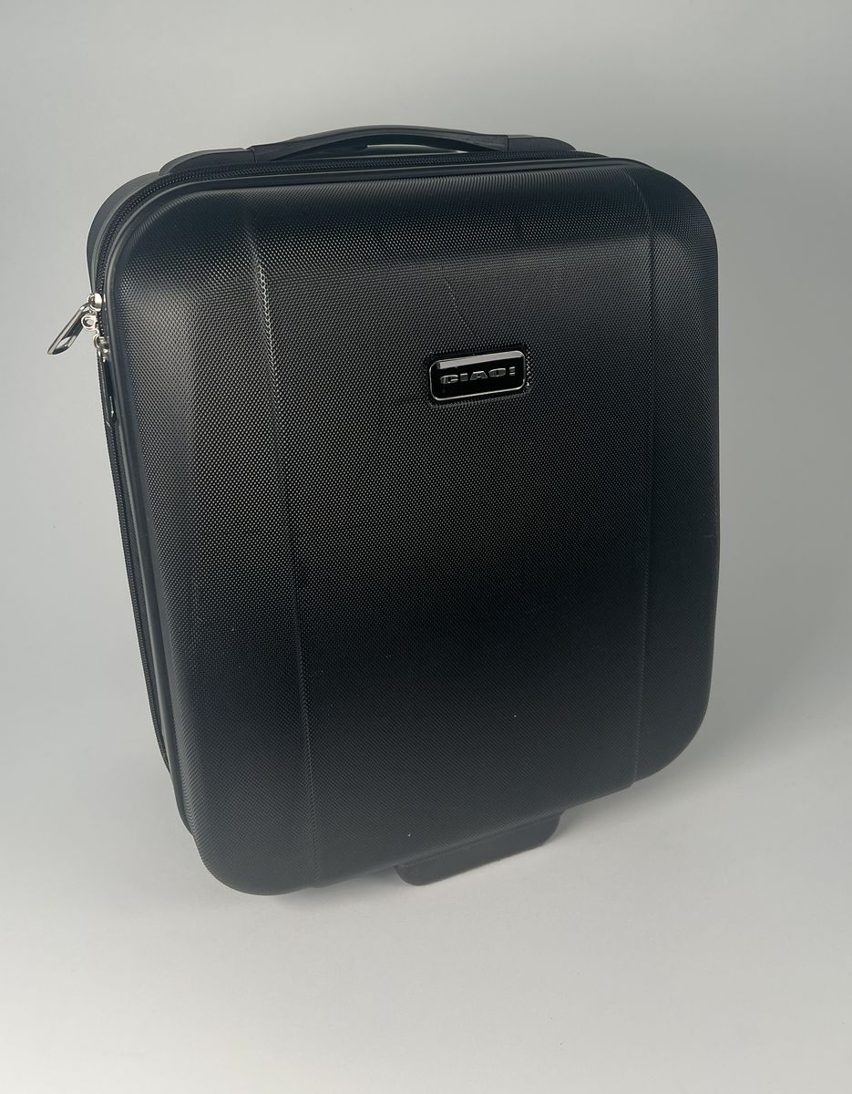 Mini Hard Shell Expandable Carry-On Suitcase 2 Wheel - Black