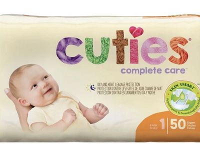 Cuties Disposible Diapers Size 1 / 50 Count