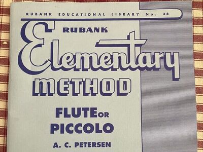 Elementary Method Flute or Piccolo Book