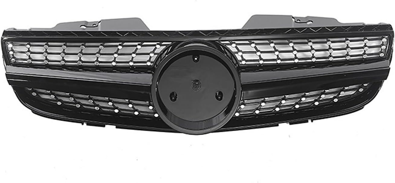 2007-2009 Mercedes Benz R230 SL-Class Front Mesh Grill w/ Emblem