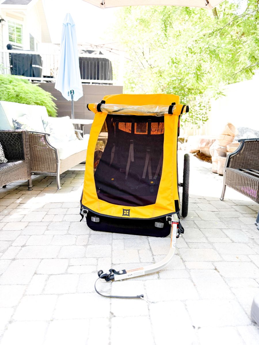 CLEAN Burley Bee Premium Double Bike Trailer