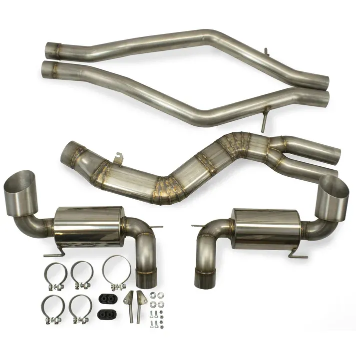 ETS Catback Exhaust with Dual Mufflers & Resonator for 2020-2026 Toyota Supra A90 MKV Extreme Turbo Systems 900-20-EXH-012