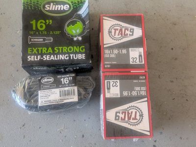 16" bike tubes