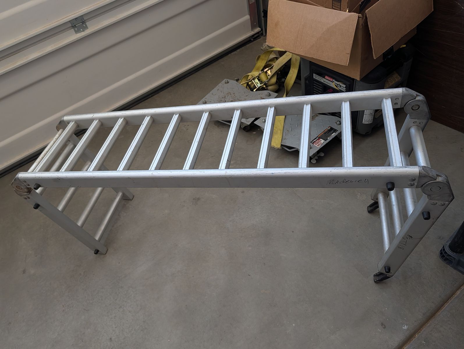 ReadyRamp Compact Bed Extender / Ramp Black 90" Open 50" on Truck