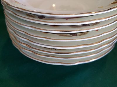 Golden leaf small bowls