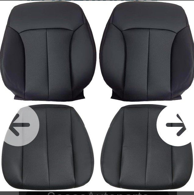 SecosAutoparts Waterproof Black Leatherette Replacement Seat Covers - 4 Piece Set for Subaru (NEW)