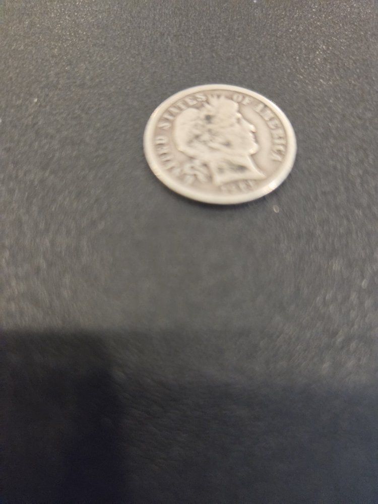 US Barber Silver Dime Collectible Coin 1893