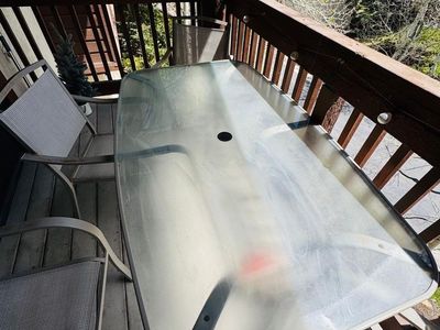 Outside table and chairs