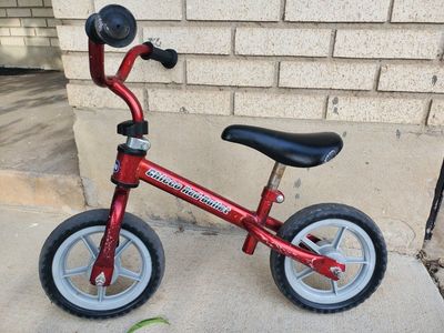 Chicco Red Bullet Kids Balance Bike - Metallic Red