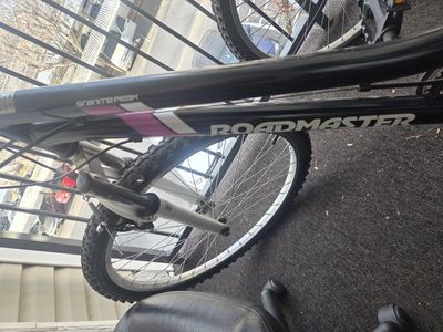 Sturdy Roadmaster Granite Peak mountain bike. Blac