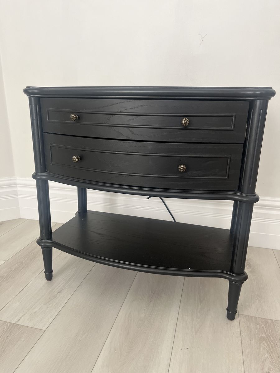Black Side Table/Nightstand
