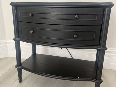 Black Side Table/Nightstand