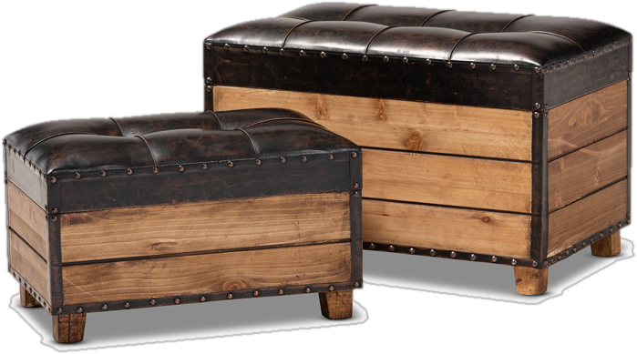 Nesting Kodiak Ottomans