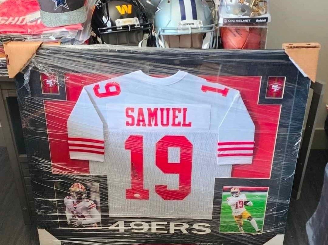 Signed NFL and College football memorabilia