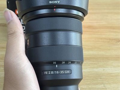 Lens sony 16-35 2.8 GM like new