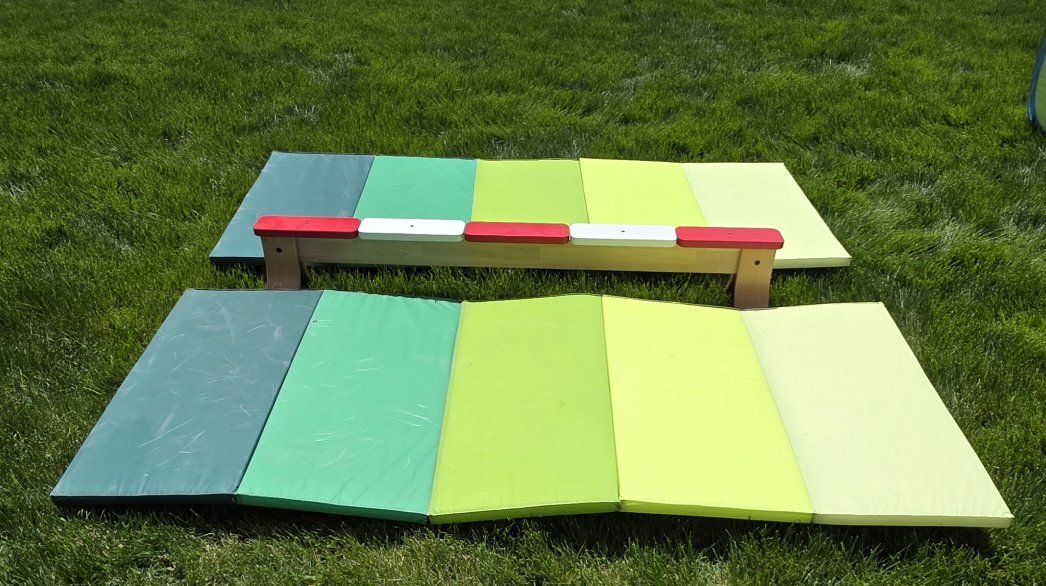 Ikea Balance Beam and Gym Mats