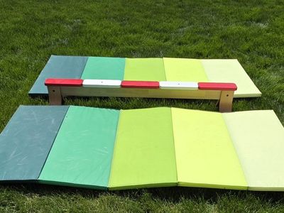 Ikea Balance Beam and Gym Mats