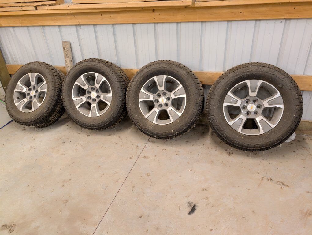 Chevy Colorado stock wheels