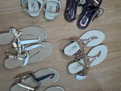 Lot of 5 Women's Sandals Assorted Styles and Colors Size 9