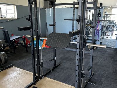 Heavy-Duty Multi-Function Squat Rack and Smith Machine