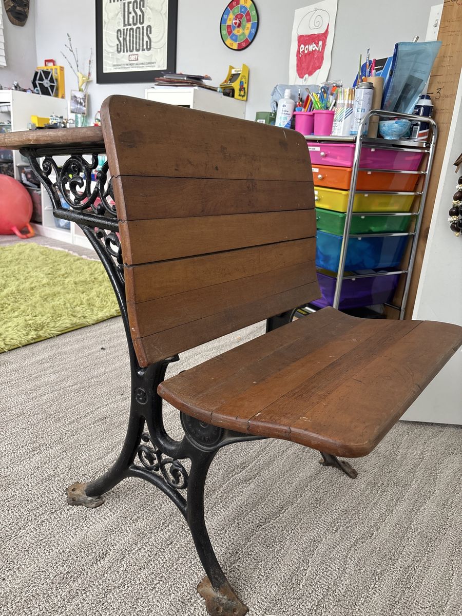 Antique School Desk