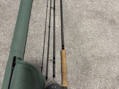 9’ Wt 8/9 fly rod Hertzers no. 79 reel