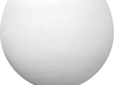 Fiberstone Sphere Planter 21" Diameter x 17" H. White #105653