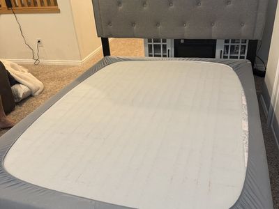 Queen size bed with boxspring