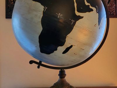 Rare WW2 Denoyer-Geppert Military Chalk Globe