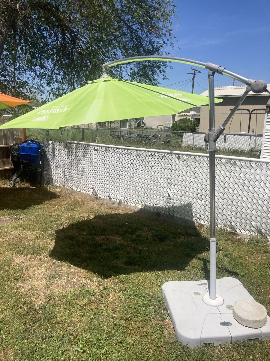 Umbrella with water filled base