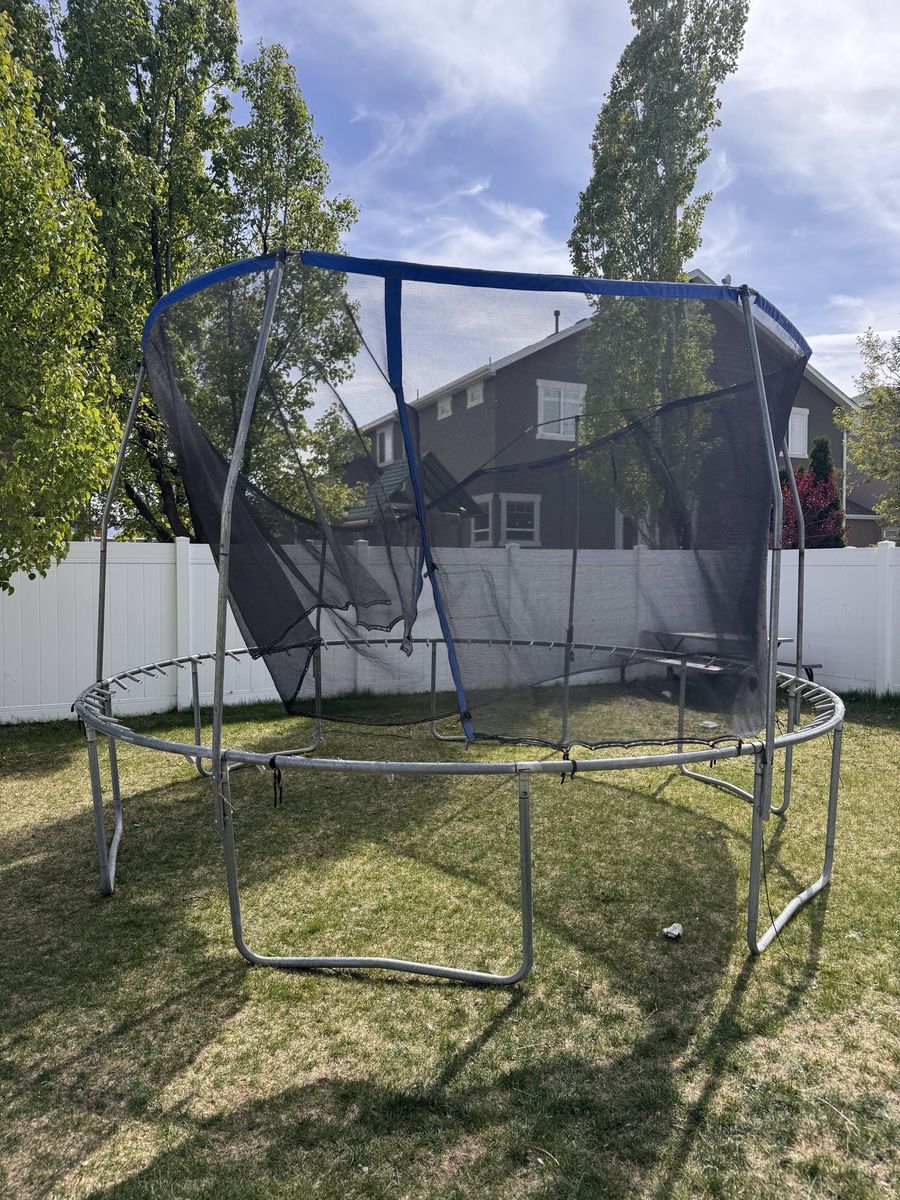 FREE trampoline frame, broken